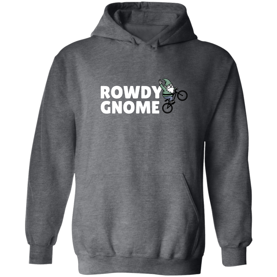 Rowdy Gnome (white), Pullover Hoodie