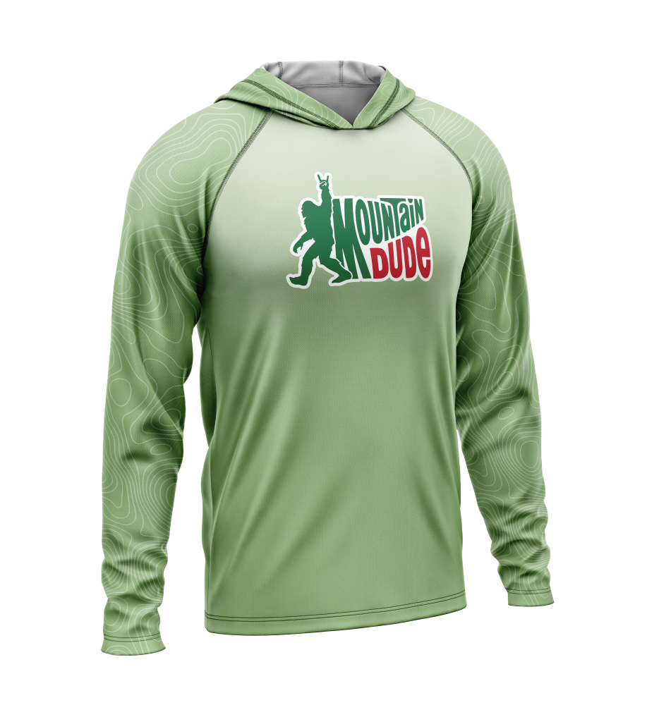 Mountain Dude, Light Weight Sun-Shade Hoodie, Elevations