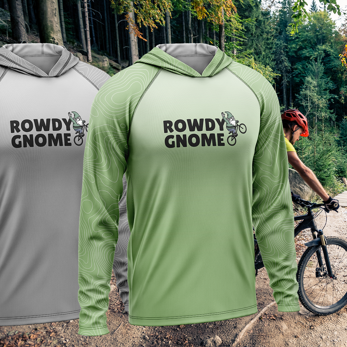 Rowdy Gnome, Light Weight Sun-Shade Hoodie, Elevation