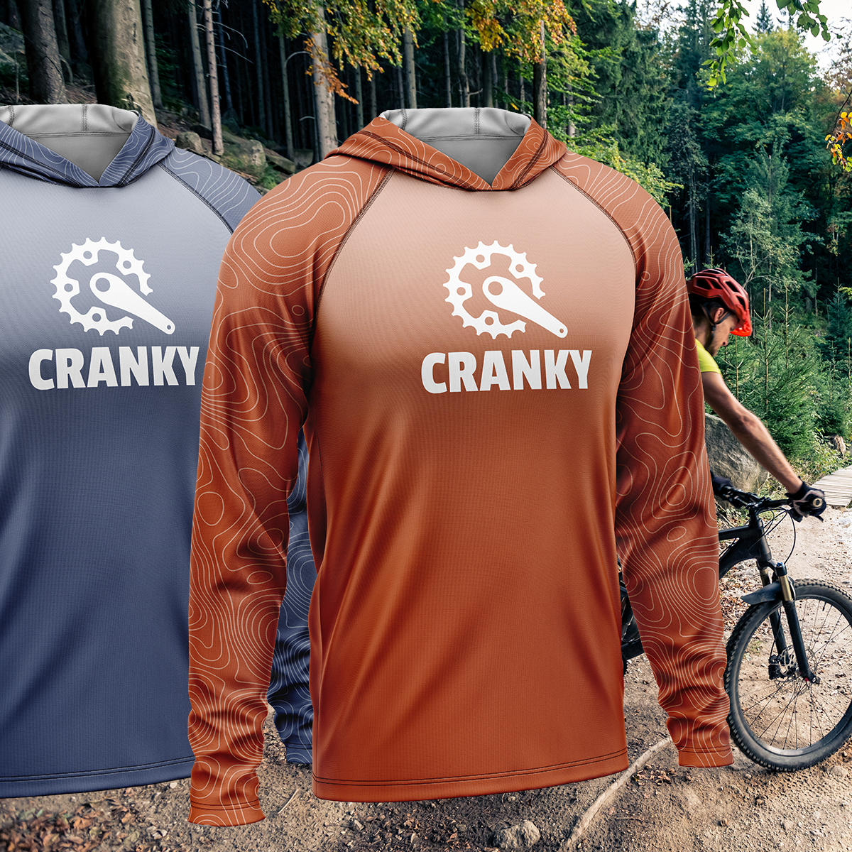 Cranky, Light Weight Sun-Shade Hoodie, Elevation