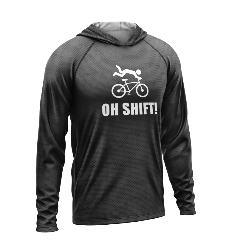 Oh Shift, Light Weight Sun-Shade Hoodie, Dot Pattern