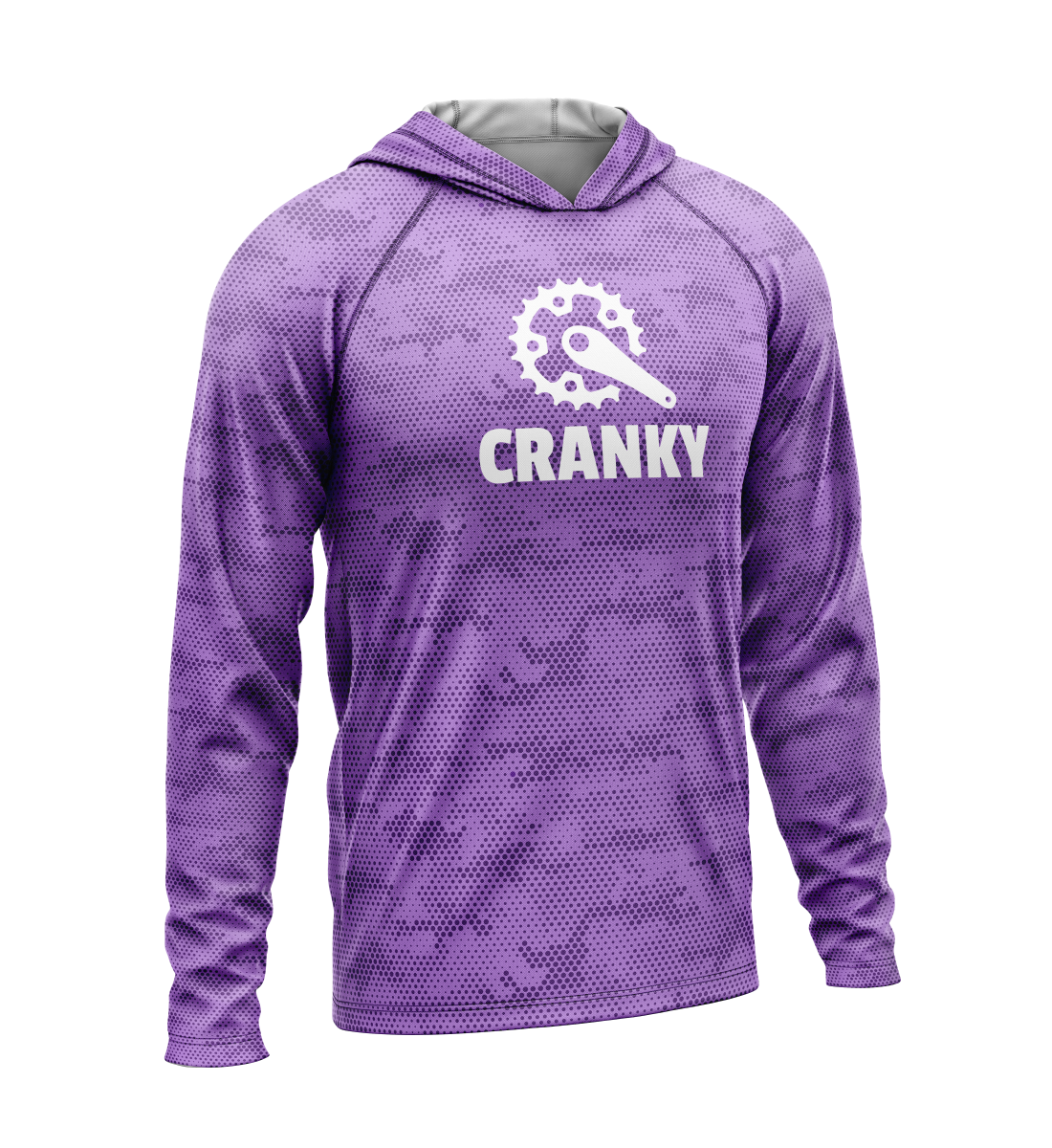 Cranky, Light Weight Sun-Shade Hoodie, Dot Pattern