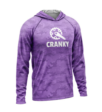 Cranky, Light Weight Sun-Shade Hoodie, Dot Pattern