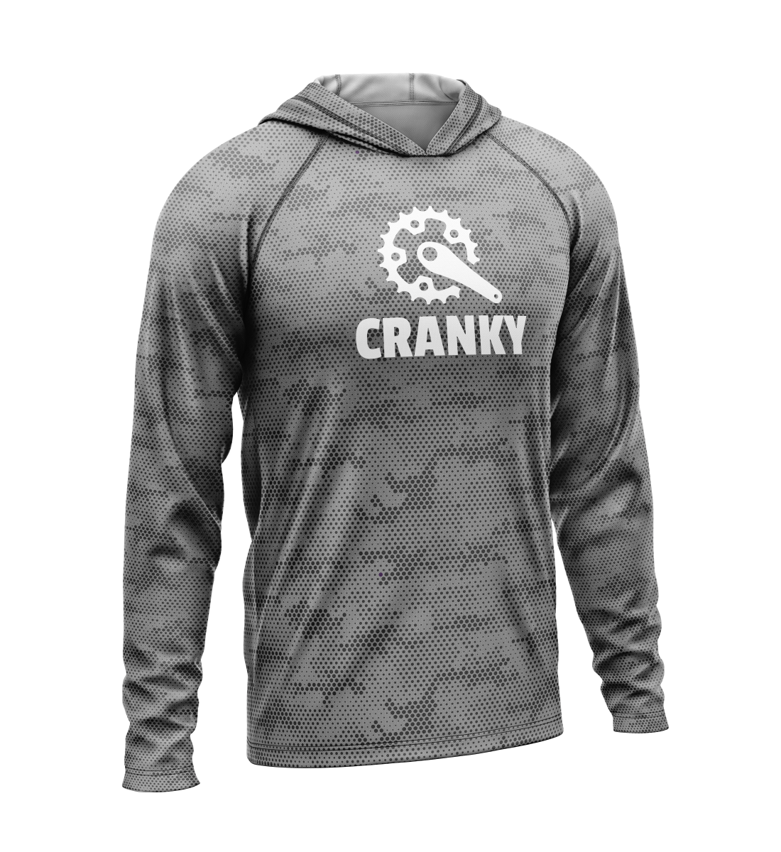 Cranky, Light Weight Sun-Shade Hoodie, Dot Pattern