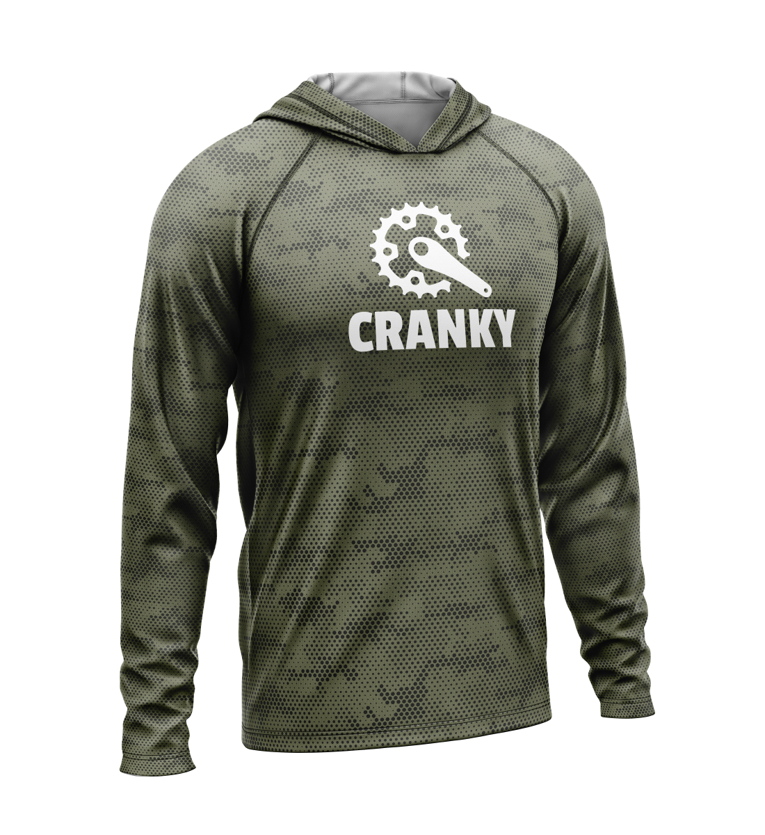 Cranky, Light Weight Sun-Shade Hoodie, Dot Pattern