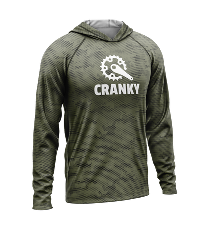 Cranky, Light Weight Sun-Shade Hoodie, Dot Pattern