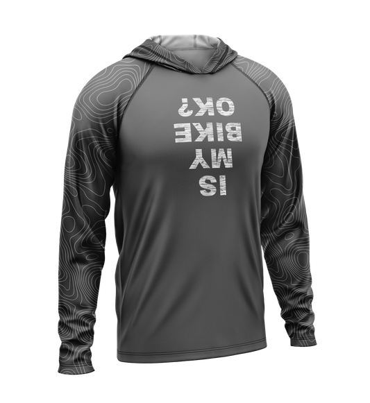 Is My Bike Okay, Light Weight Sun-Shade Hoodie, Elevations