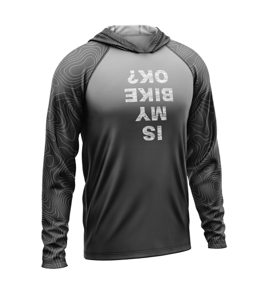 Is My Bike Okay, Light Weight Sun-Shade Hoodie, Elevations