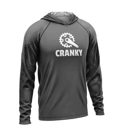 Cranky, Light Weight Sun-Shade Hoodie, Elevations