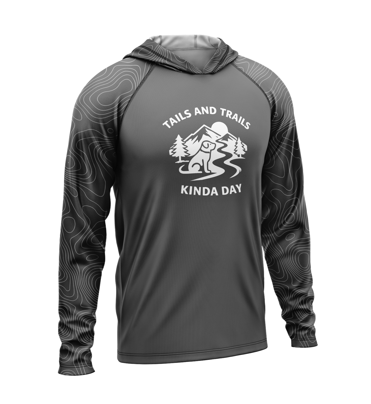 Tails and Trails, Light Weight Sun-Shade Hoodie, Elevations