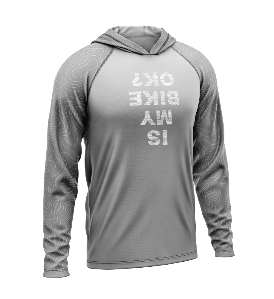 Is My Bike Okay, Light Weight Sun-Shade Hoodie, Elevations