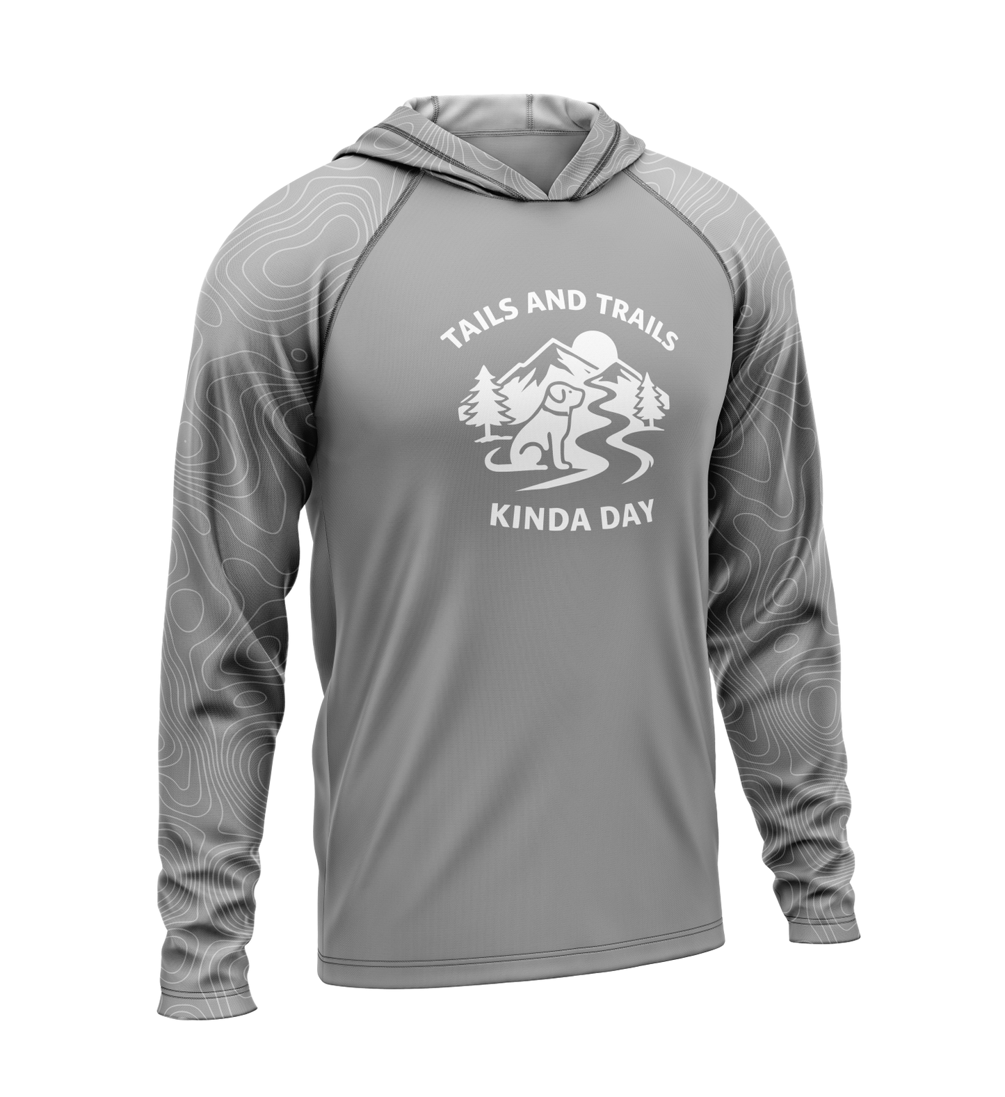 Tails and Trails, Light Weight Sun-Shade Hoodie, Elevations