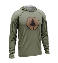 Tree Stump Tree Lightweight Sun-Shade Hoodie Elevations