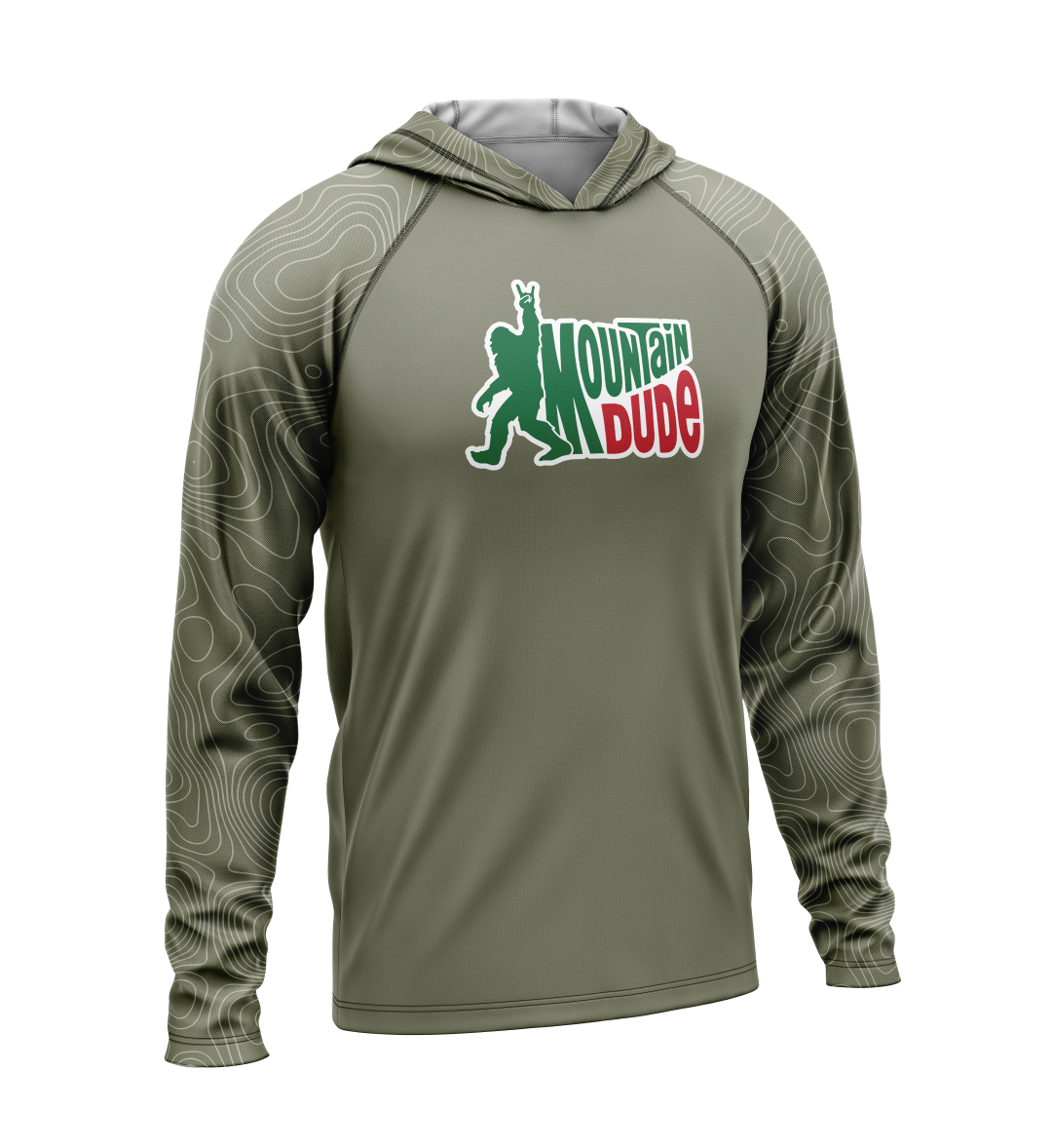 Mountain Dude, Light Weight Sun-Shade Hoodie, Elevations