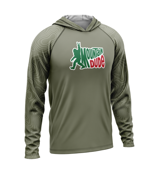 Mountain Dude, Light Weight Sun-Shade Hoodie, Elevations