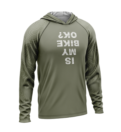 Is My Bike Okay, Light Weight Sun-Shade Hoodie, Elevations