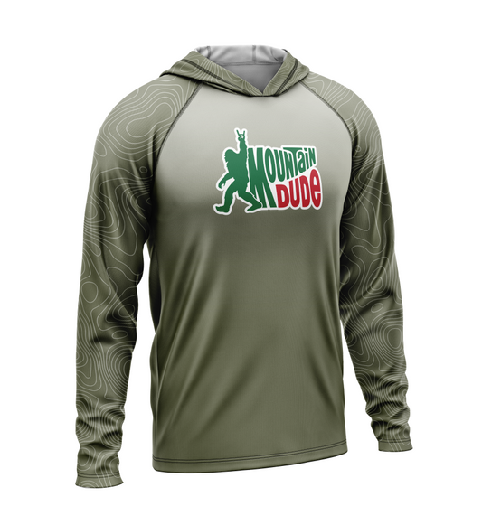 Mountain Dude, Light Weight Sun-Shade Hoodie, Elevations