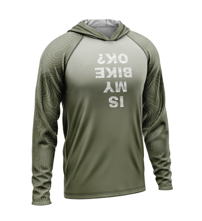 Is My Bike Okay, Light Weight Sun-Shade Hoodie, Elevations