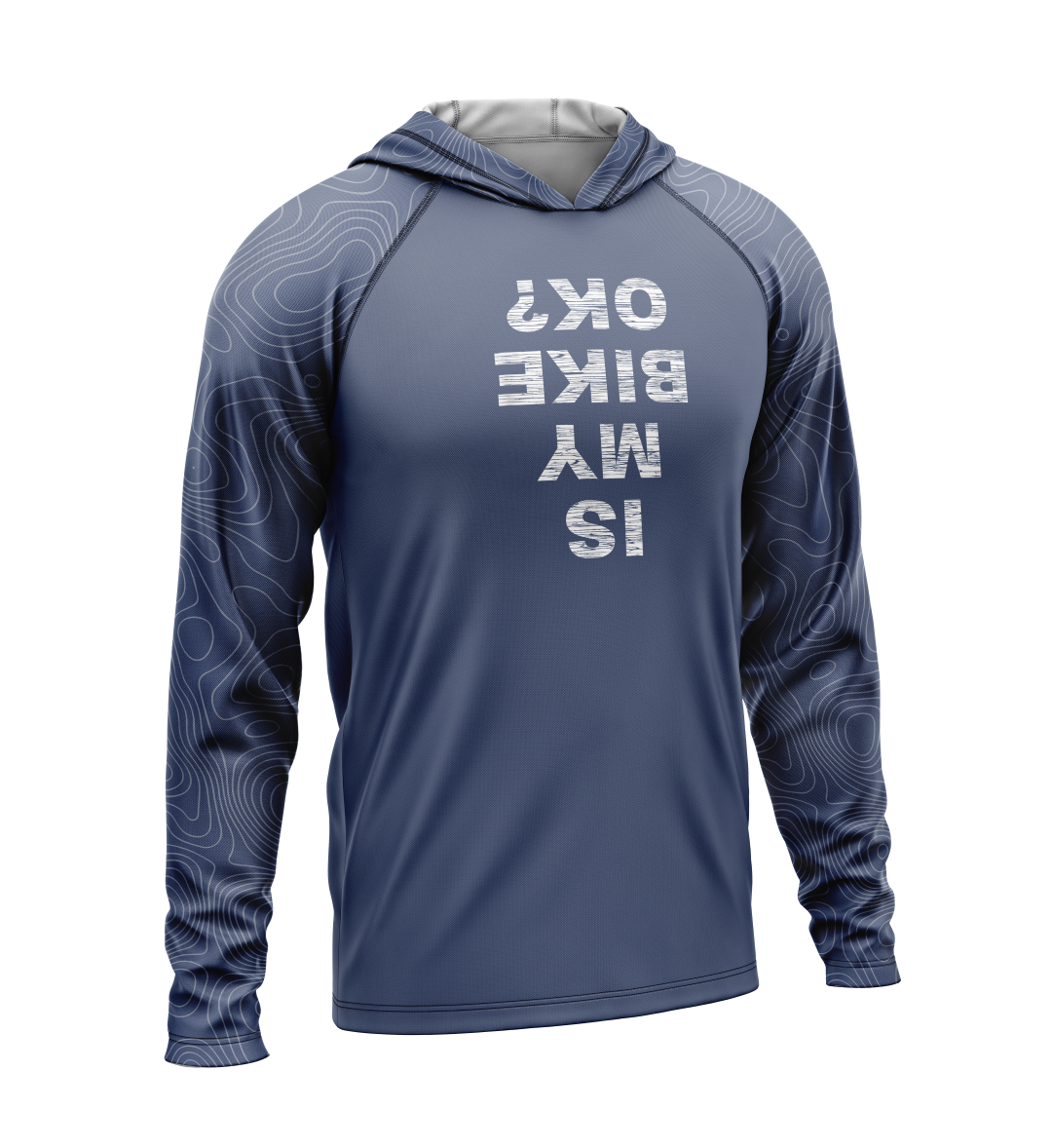 Is My Bike Okay, Light Weight Sun-Shade Hoodie, Elevations