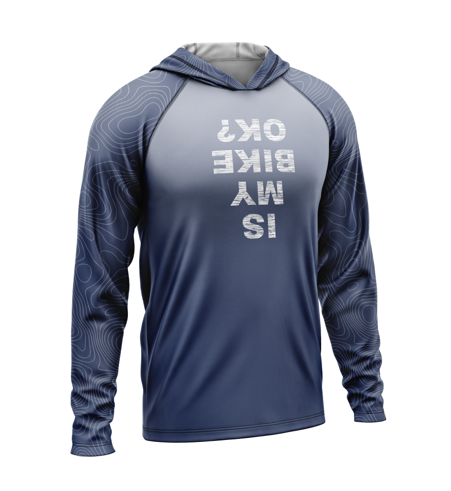 Is My Bike Okay, Light Weight Sun-Shade Hoodie, Elevations