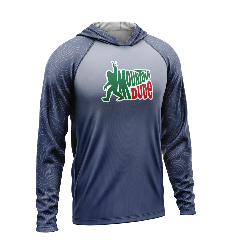 Mountain Dude, Light Weight Sun-Shade Hoodie, Elevations
