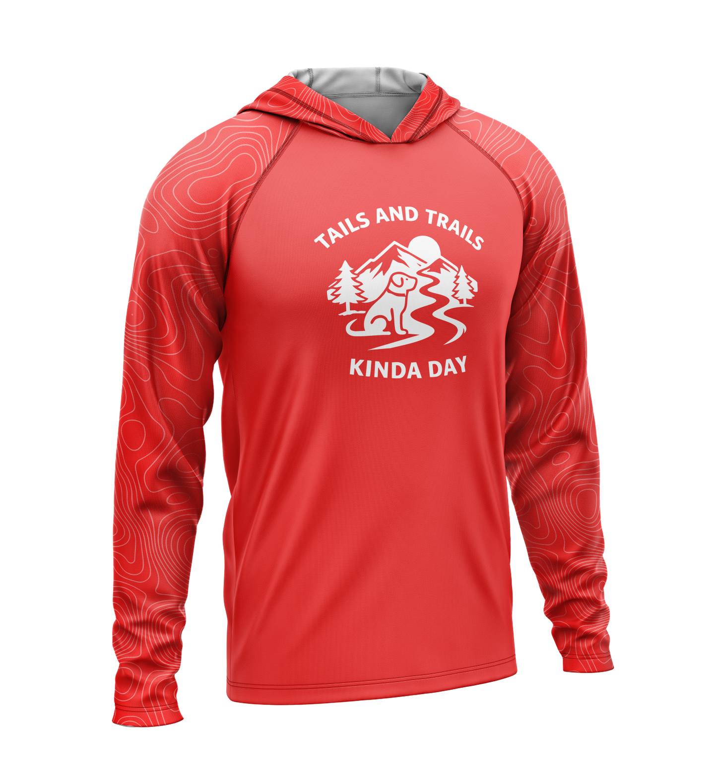 Tails and Trails, Light Weight Sun-Shade Hoodie, Elevations
