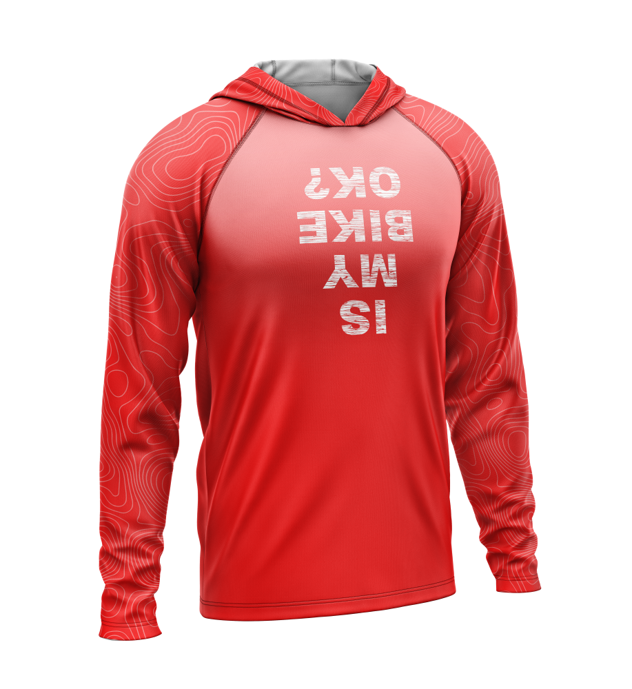 Is My Bike Okay, Light Weight Sun-Shade Hoodie, Elevations