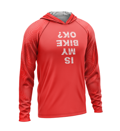 Is My Bike Okay, Light Weight Sun-Shade Hoodie, Elevations