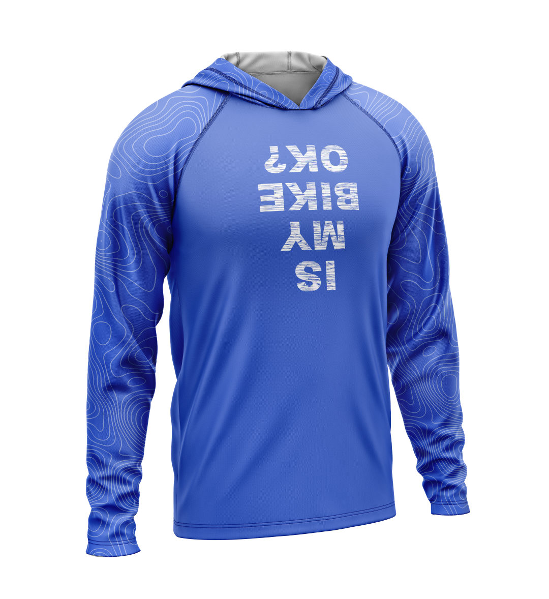 Is My Bike Okay, Light Weight Sun-Shade Hoodie, Elevations