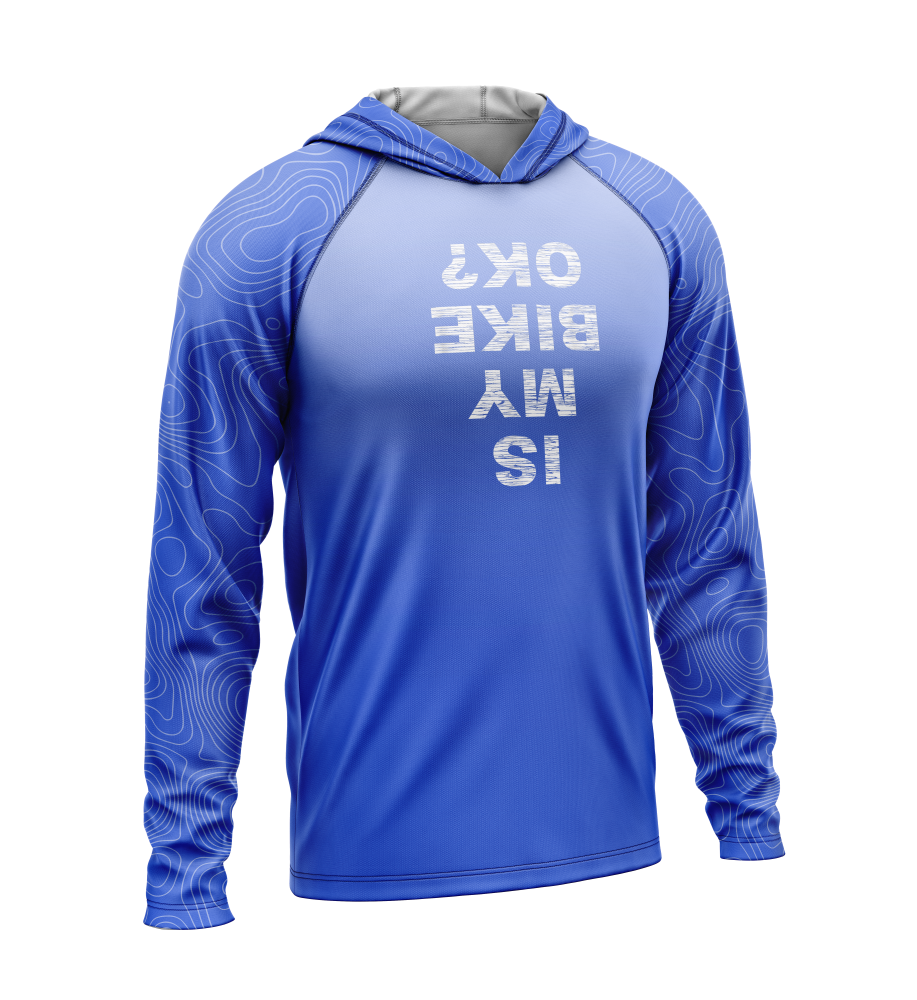 Is My Bike Okay, Light Weight Sun-Shade Hoodie, Elevations