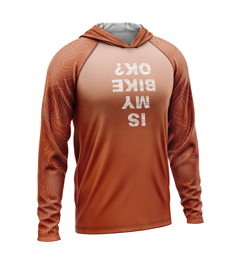 Is My Bike Okay, Light Weight Sun-Shade Hoodie, Elevations