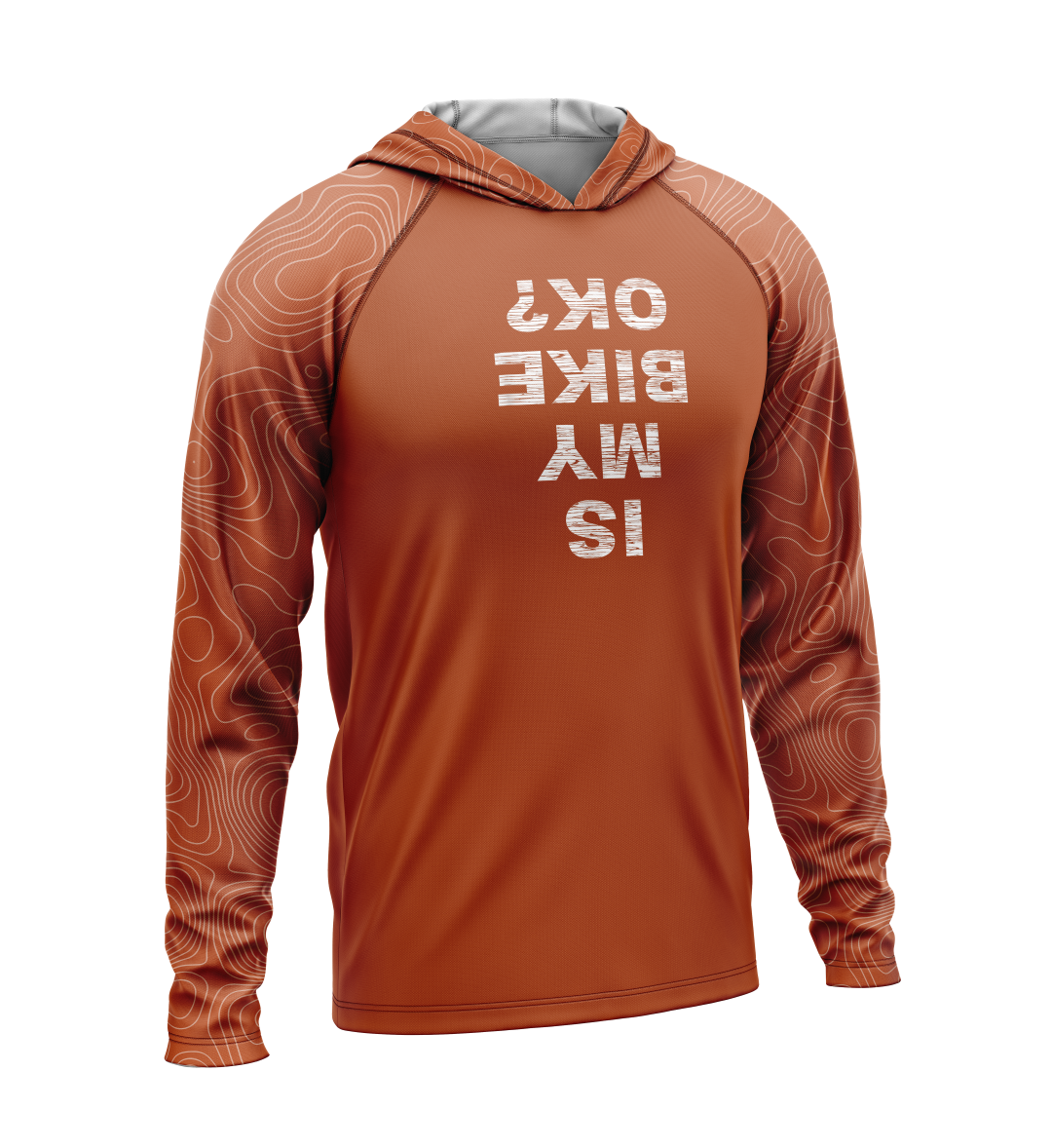 Is My Bike Okay, Light Weight Sun-Shade Hoodie, Elevations