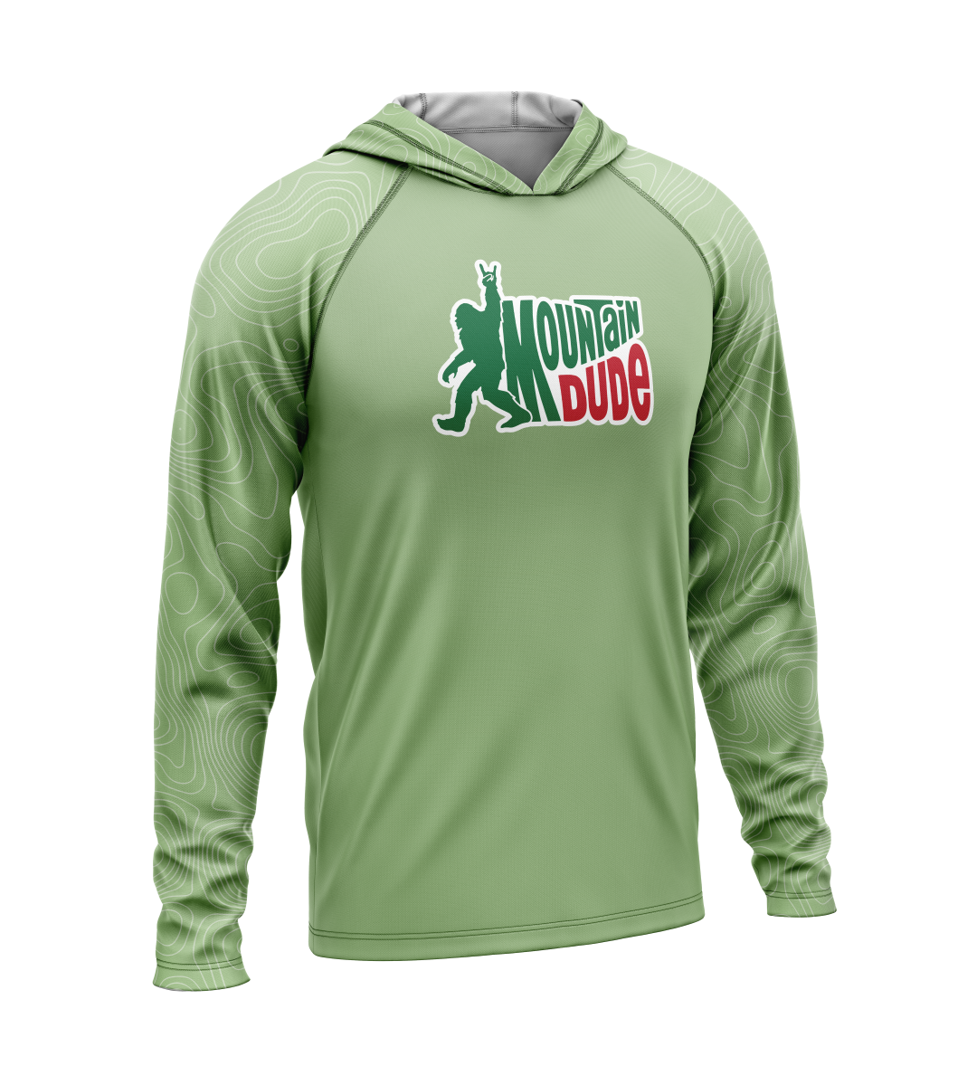 Mountain Dude, Light Weight Sun-Shade Hoodie, Elevations