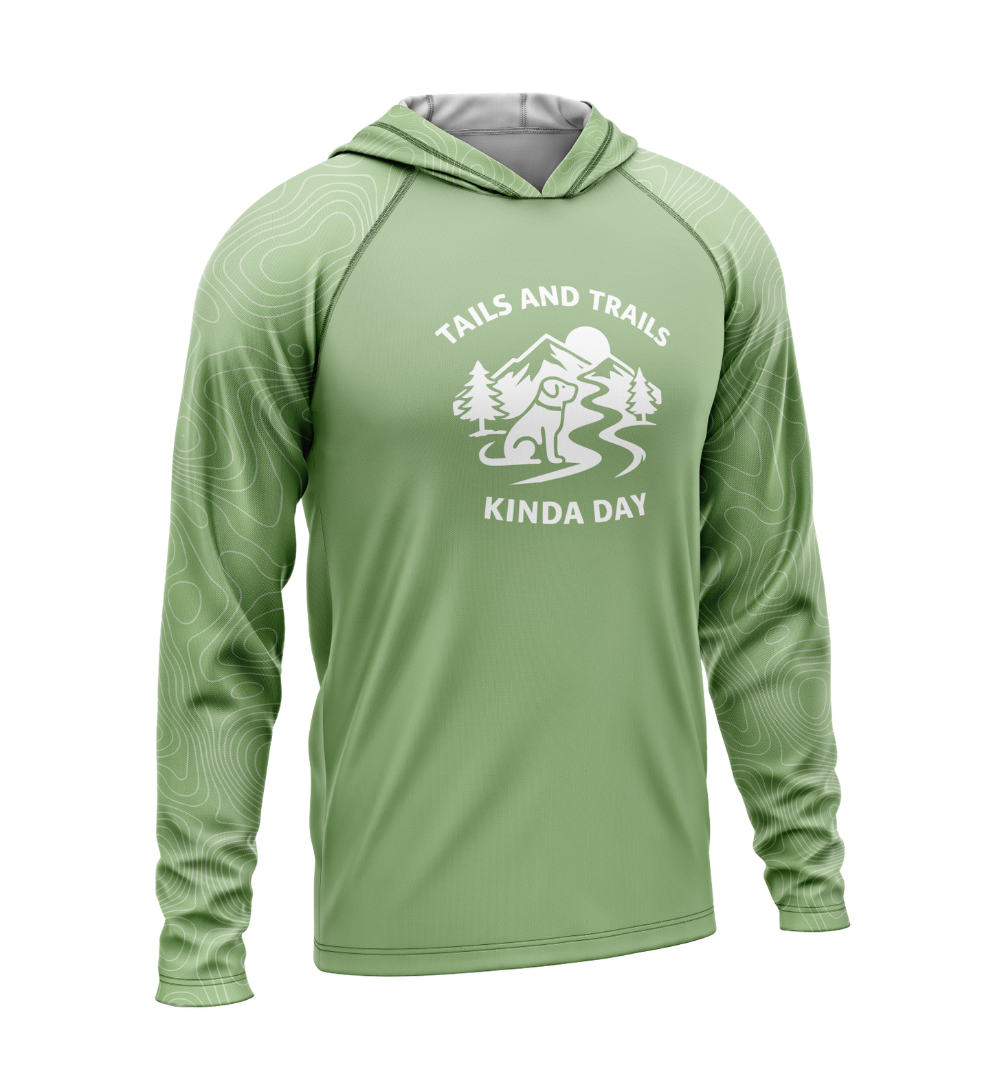 Tails and Trails, Light Weight Sun-Shade Hoodie, Elevations