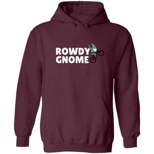 Rowdy Gnome (white), Pullover Hoodie