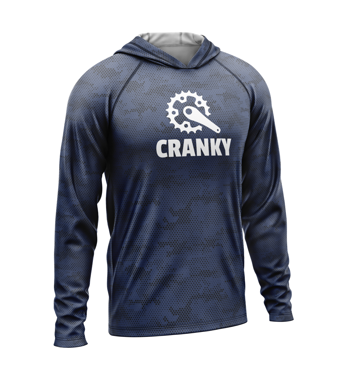 Cranky, Light Weight Sun-Shade Hoodie, Dot Pattern