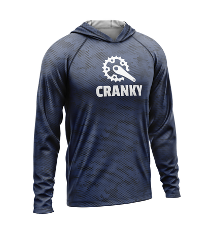 Cranky, Light Weight Sun-Shade Hoodie, Dot Pattern