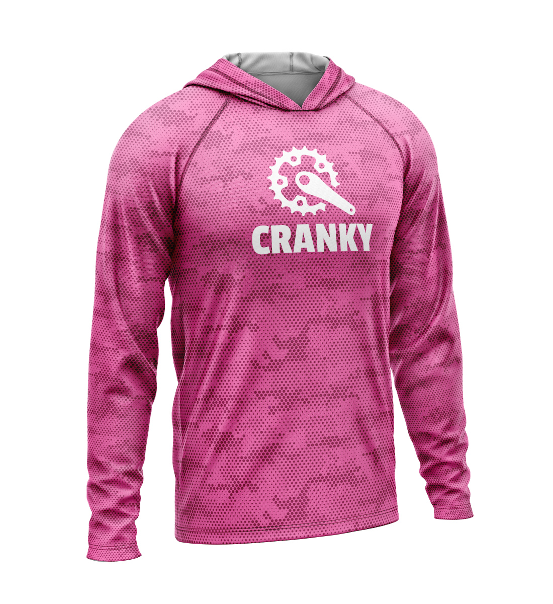 Cranky, Light Weight Sun-Shade Hoodie, Dot Pattern
