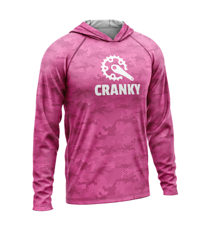Cranky, Light Weight Sun-Shade Hoodie, Dot Pattern