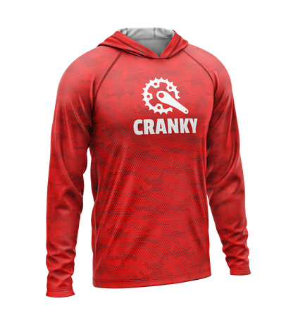 Cranky, Light Weight Sun-Shade Hoodie, Dot Pattern