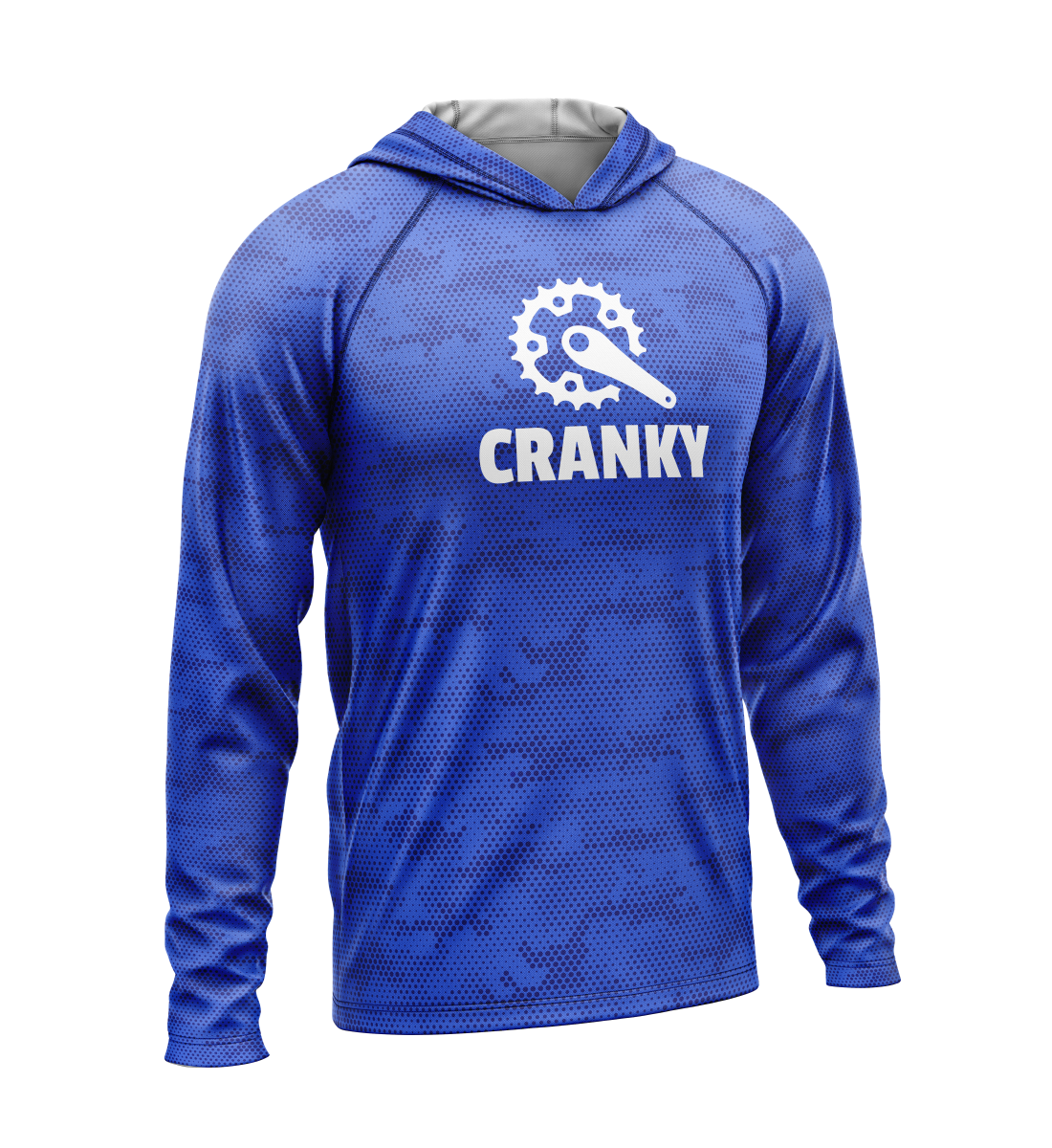 Cranky, Light Weight Sun-Shade Hoodie, Dot Pattern