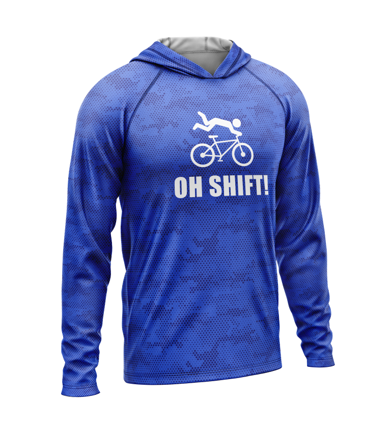 Oh Shift, Light Weight Sun-Shade Hoodie, Dot Pattern