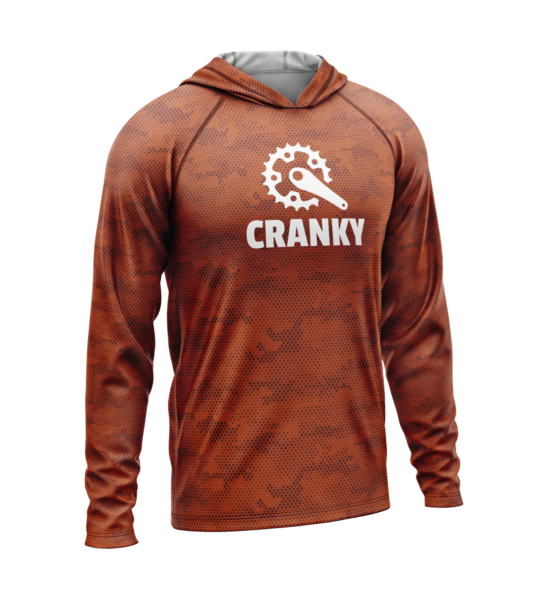Cranky, Light Weight Sun-Shade Hoodie, Dot Pattern