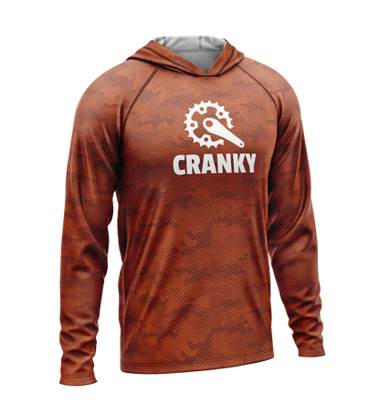 Cranky, Light Weight Sun-Shade Hoodie, Dot Pattern