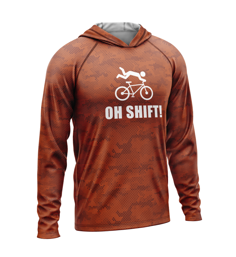Oh Shift, Light Weight Sun-Shade Hoodie, Dot Pattern