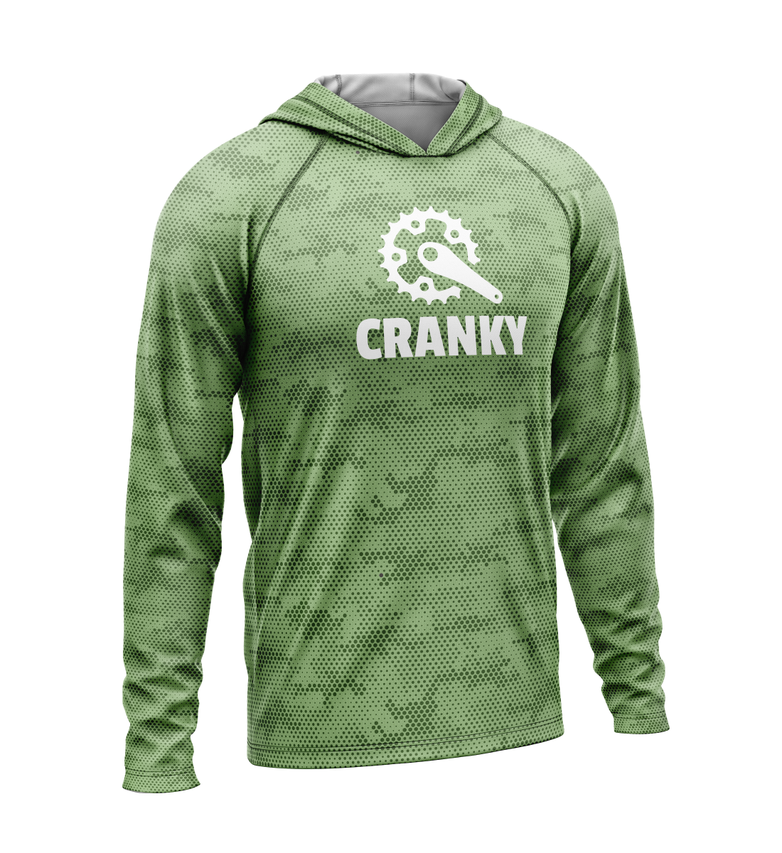 Cranky, Light Weight Sun-Shade Hoodie, Dot Pattern