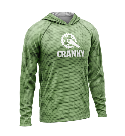 Cranky, Light Weight Sun-Shade Hoodie, Dot Pattern
